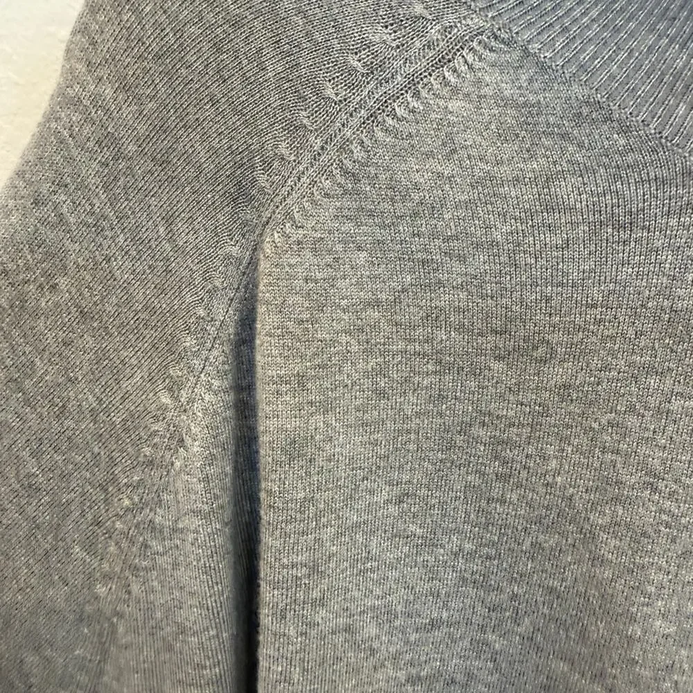 Zara Men's Charcoal Turtleneck Sweater